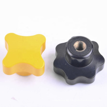 heat resistance thermoplastic 5 lobe plastic bakelite knobs star handle for industrial